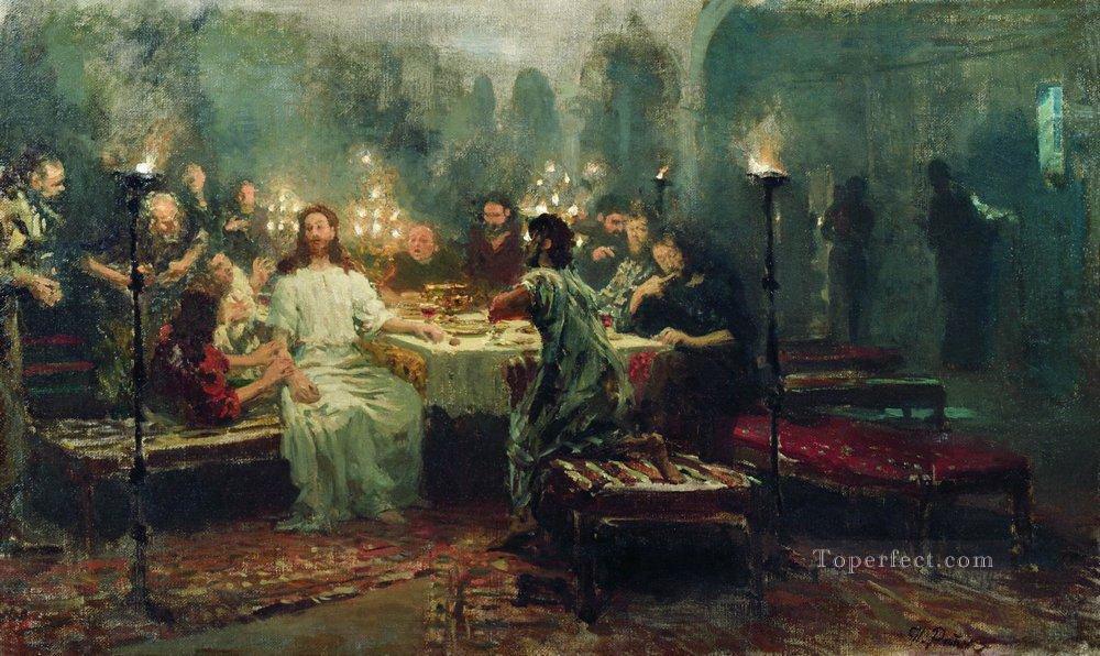 lord s supper 1903 Ilya Repin Oil Paintings